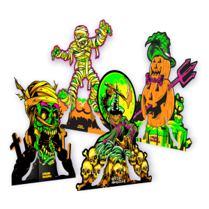 Enfeite de Mesa Halloween Neon c/04 un