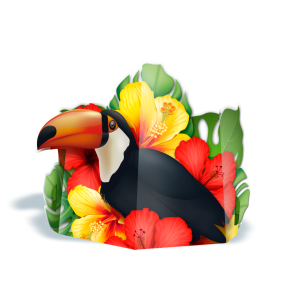 Enfeite Para Mesa Tucano c/01 un