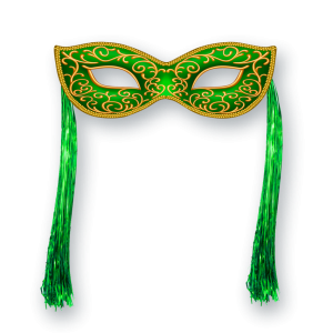 Máscara c/Chicote Verde c/01 un