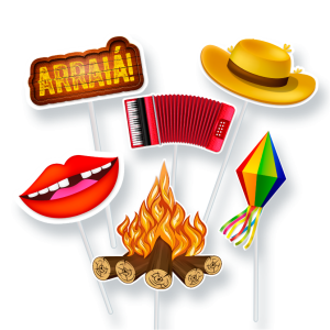 Toppers P/ Docês Junina c/12 un