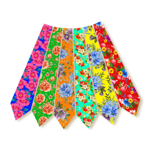 Gravata Floral c/06 un