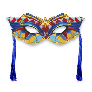 Máscara Gigante Montável com Chicote c/01 un Frente e Verso