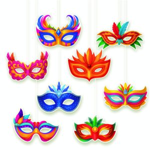 Kit Máscara Para Pendurar c/06 un