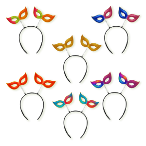 Tiara Mini Máscara Carnaval c/06 un