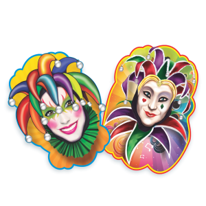 Kit Arlequim e Arlequina c/02 un
