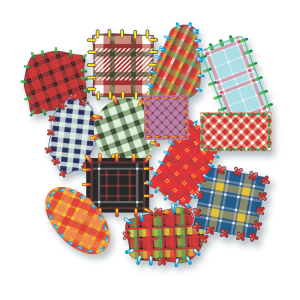 Remendos Junina c/13 un Adesivo