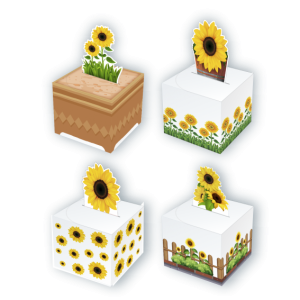 Caixinha Girassol c/04 un