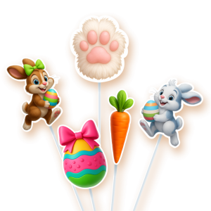 Toppers p/ Doce Páscoa II c/10 un