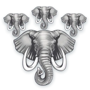 Kit Elefante c/04 un