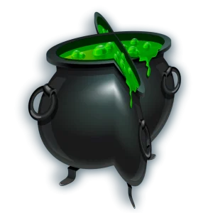 Enfeite Caldeirão Para Mesa c/02 un