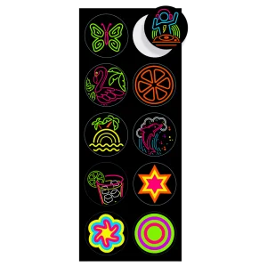 Adesivo Neon c/20 un