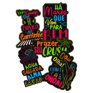 Quadro Decorativo Neon I c/05 un