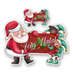 Painel Feliz Natal c/02 un