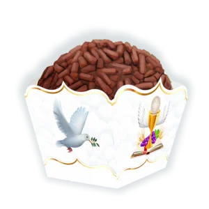 Forminha Brigadeiro Comunhão c/24 un