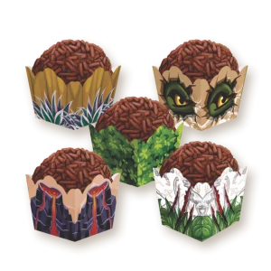 Forminha Brigadeiro Dinossauro c/24 un