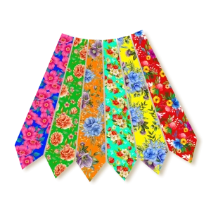 Gravata Floral c/06 un