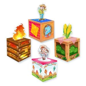 Caixinha Pop UP Festa Junina c/04 un