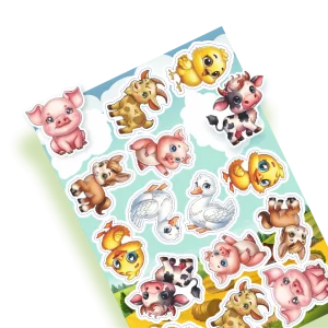 Adesivo Fazendinha c/16 un