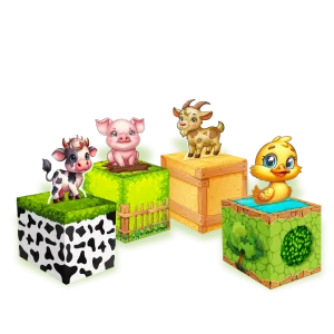 Caixinha Pop Up Fazendinha c/04 un