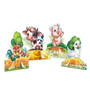 Enfeite de Mesa Fazendinha c/04 un