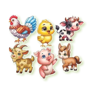 Enfeite Fazendinha c/06 un