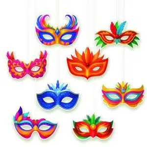 Kit Máscara Para Pendurar c/06 un