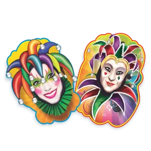 Kit Arlequim e Arlequina c/02 un