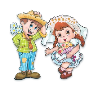 Kit Noivo e Noiva Junina c/02 un