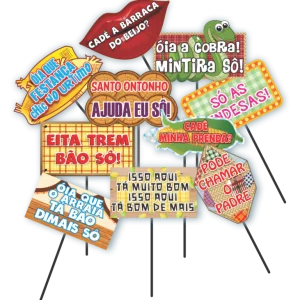 Placa Junina c/10 un