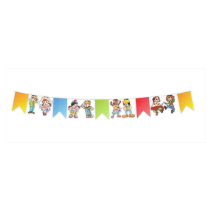 Enfeite p/Bandeira c/08 un