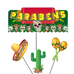 Topo Para Bolo Mexicano c/04 un