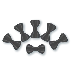 Gravatinhas Borboleta Preta c/10 un