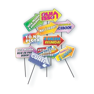 Placa Sortida c/10 FRASE 2