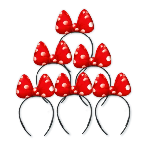 Tiara Laço Vermelha c/06 un