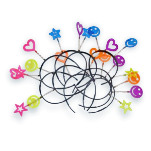 Tiara Cicrilica c/10 un (Brilha na Luz Negra)