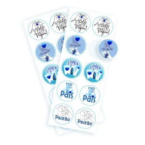 Adesivo Dia dos Pais c/20 un