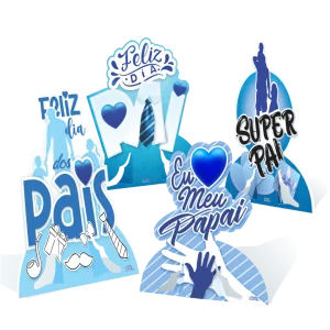 Enfeite de Mesa Dia dos Pais c/04 un