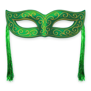 Máscara Com Chicote Verde II c/01 un