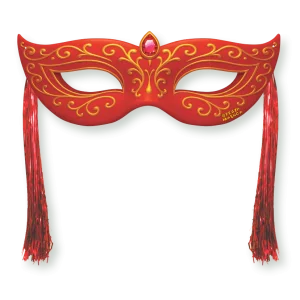 Máscara Com Chicote Vermelha II c/01 un